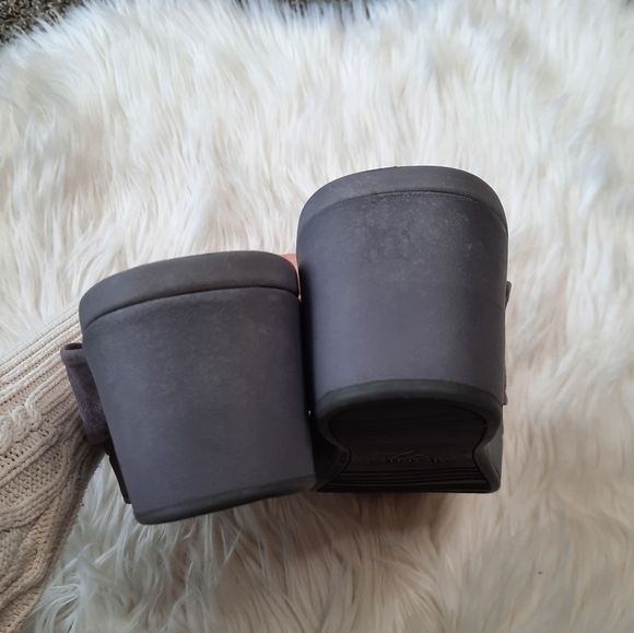 Vionic Arabella Metallic Pewter Wedge Toe Post Sandals 10 - Picture 6 of 9